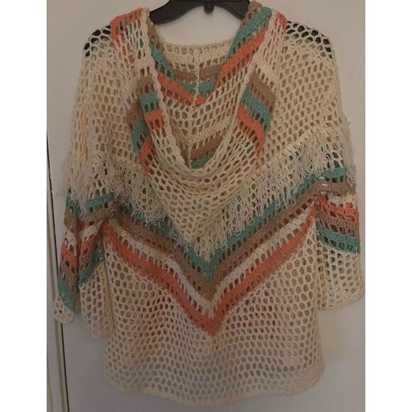 POL Crochet Sweater Zip Up  Cardigan Size S / Rare / NWOT - Picture 4 of 6